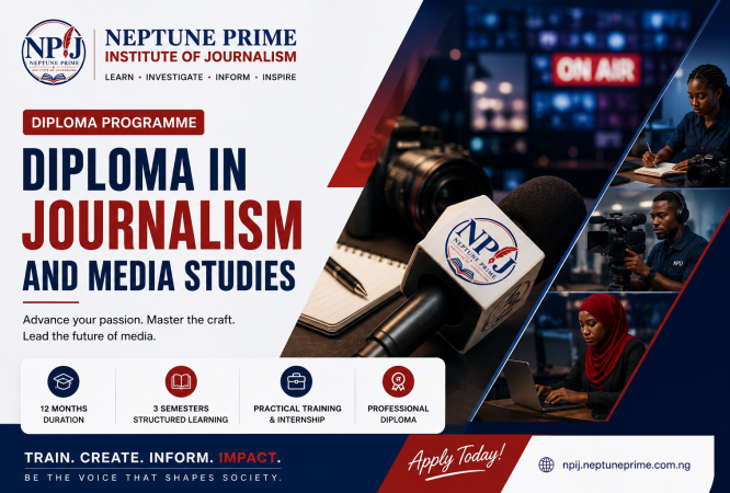 Diploma in Journalism and Media Studies
